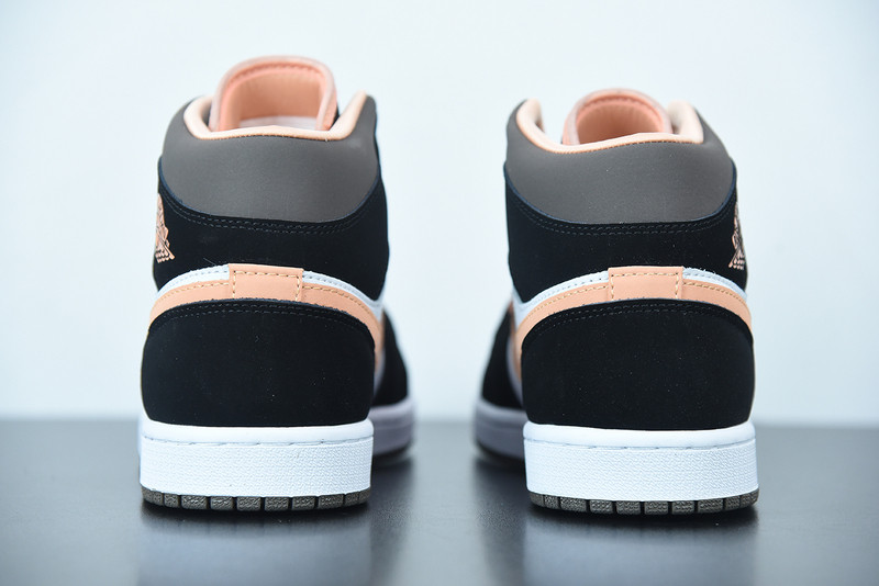 air jordan 1 mid peach mocha dh0210-100