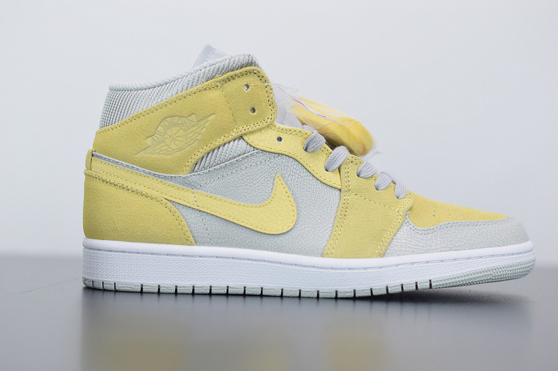 air jordan 1 mid mixed textures yellow da4666-001