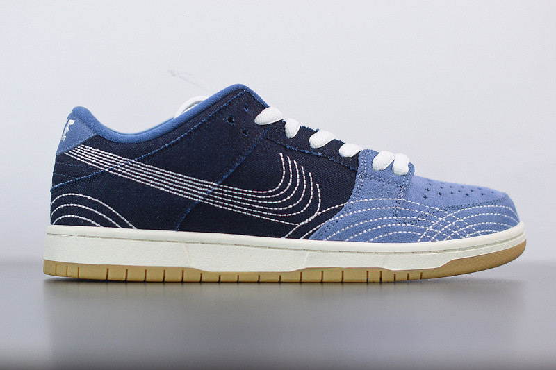 nike dunk low denim sashiko cv0316-400
