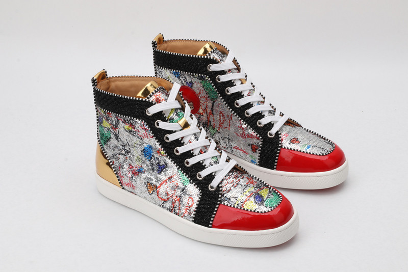 chian louin high top sneaker