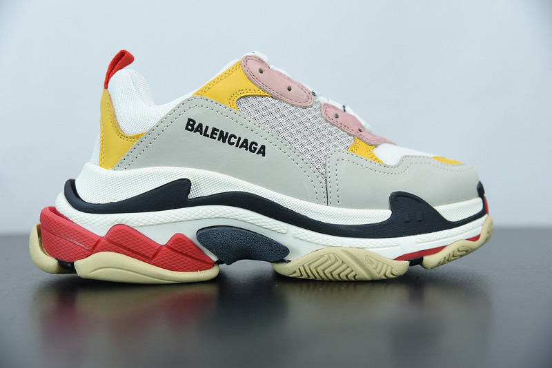 bc triple s trainer ''white yellow'' 2018 490672 w09o5 9035