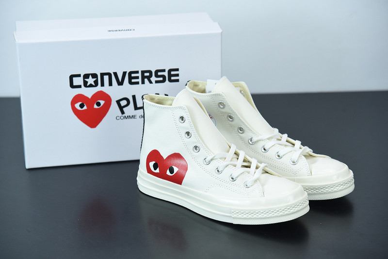 cdg play x converse