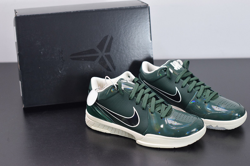 nike kobe 4 protro undefeated milwaukee bucks cq3869-301