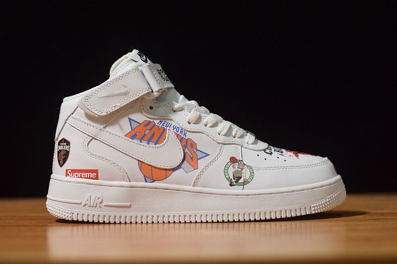 nike air force 1 mid ''07 / S*p*e "S*p*e nba" aq8017-100