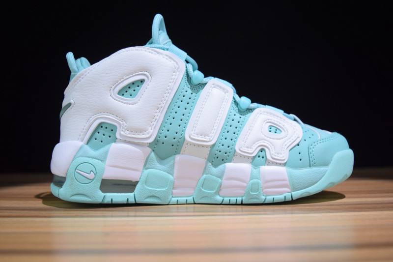 nike air more uptempo gs ''island greeen'' (gs) 415082-300