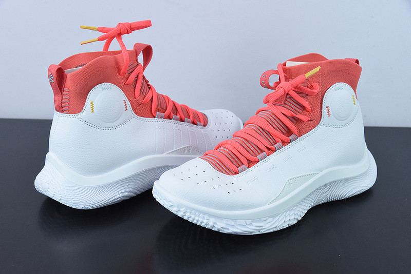 under armour curry 4 flotro white red 3024861-100