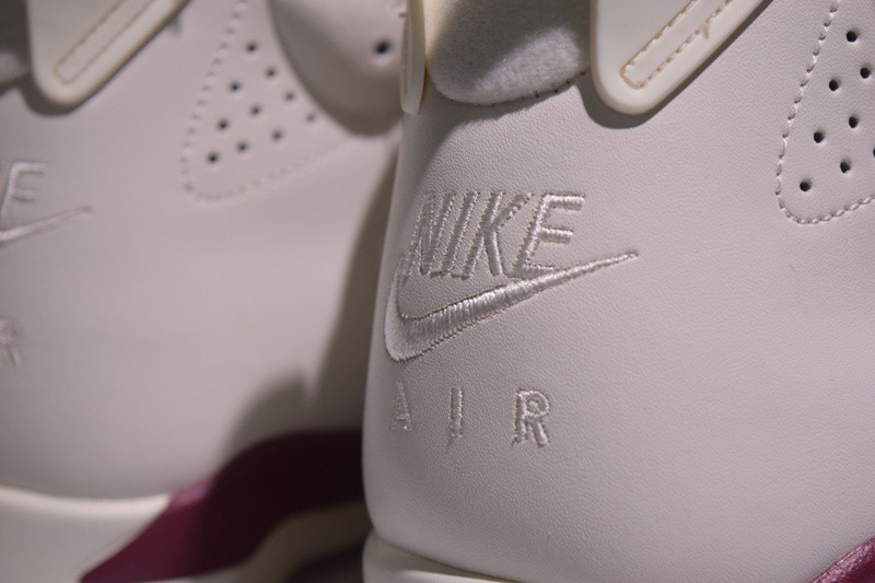 air jordan 6 retro "maroon" 384664-116