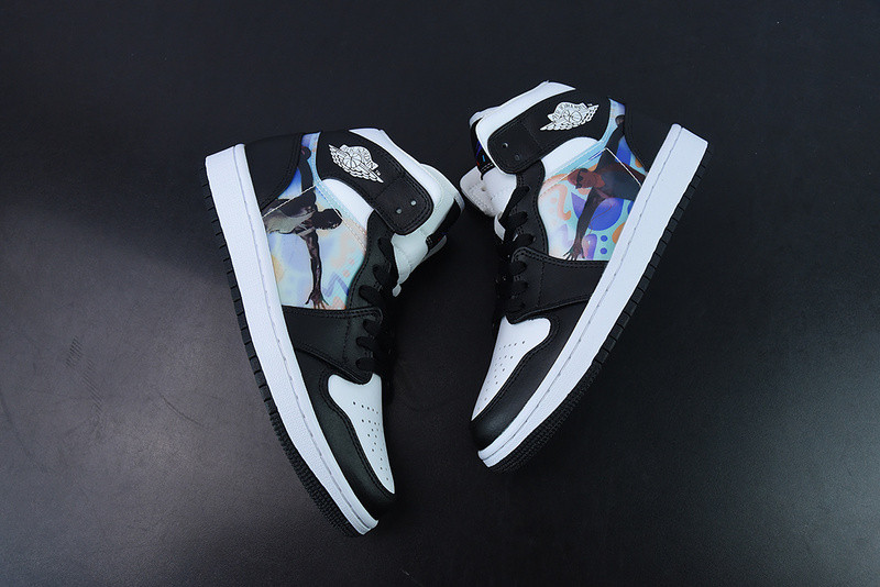 air jordan 1 mid “hologram” dr9495-001