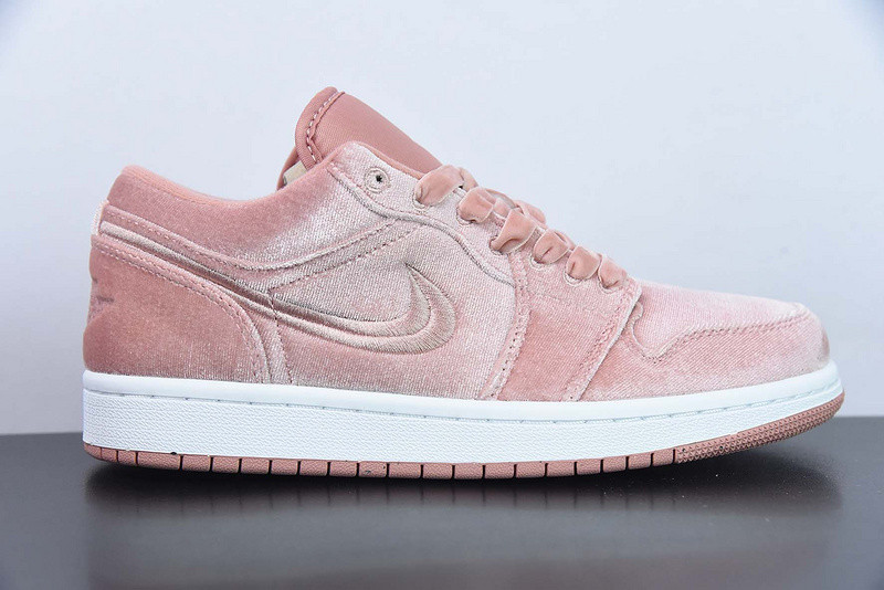 wmns air jordan 1 low se ''pink velvet'' dq8396-600