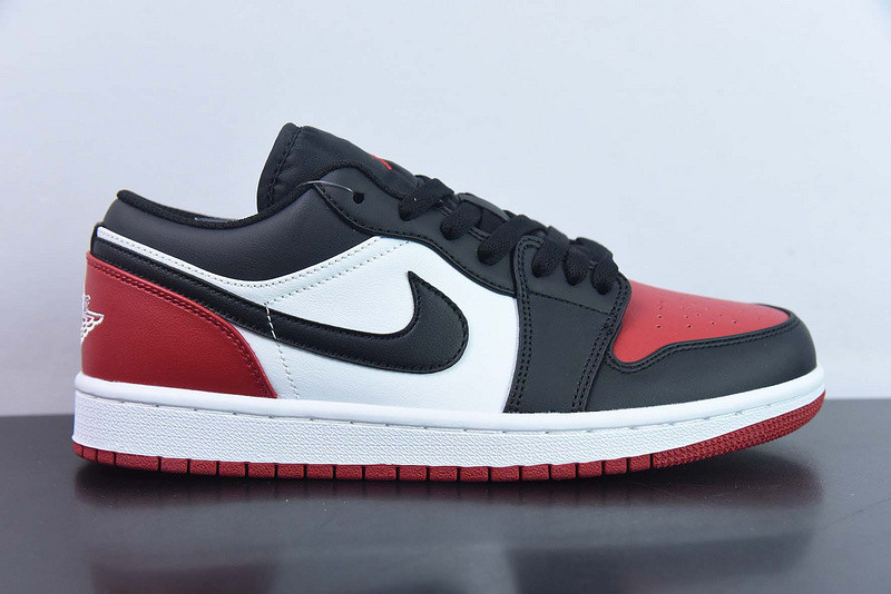 air jordan 1 low bred toe 553558-161