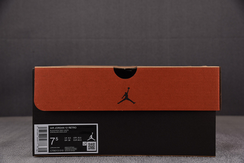 Air Jordan 12 “Black/Wolf Grey” CT8013-010