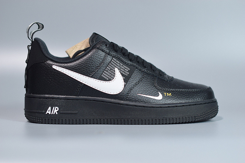 nike air force 1 ''07 lv8 ''overbranding'' black aj7747-001