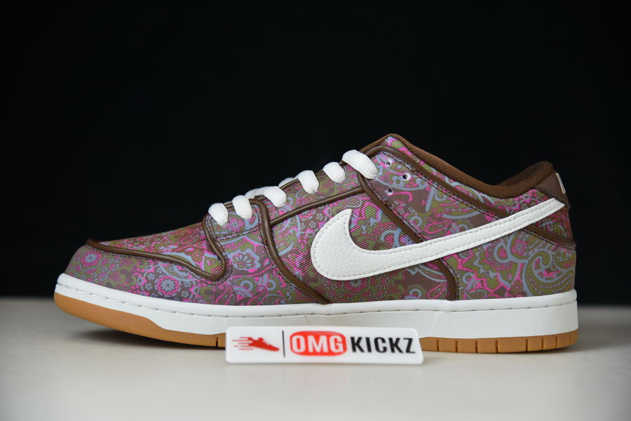 nike sb dunk low pro paisley brown dh7534-200