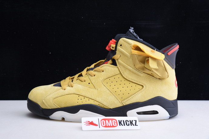 air jordan 6 yellow x travis scott cn1084-300